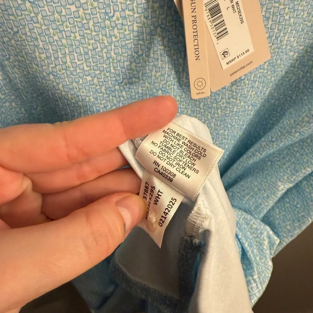 Peter Millar Mezcal Crown Sport Crown Sport Performance Polo NWT - Picture 10 of 11